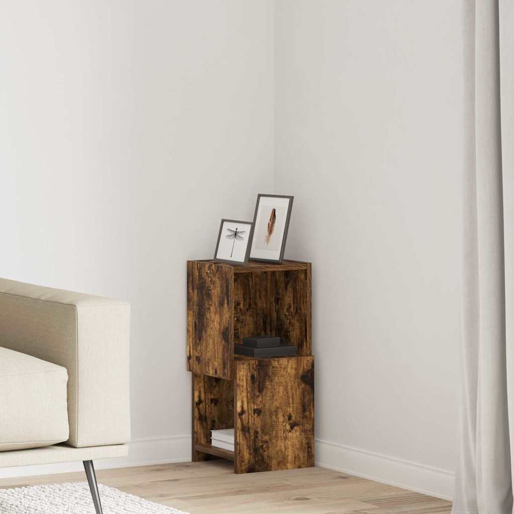 vidaXL Hoekkast 25,5x25x102cm Bewerkt hout