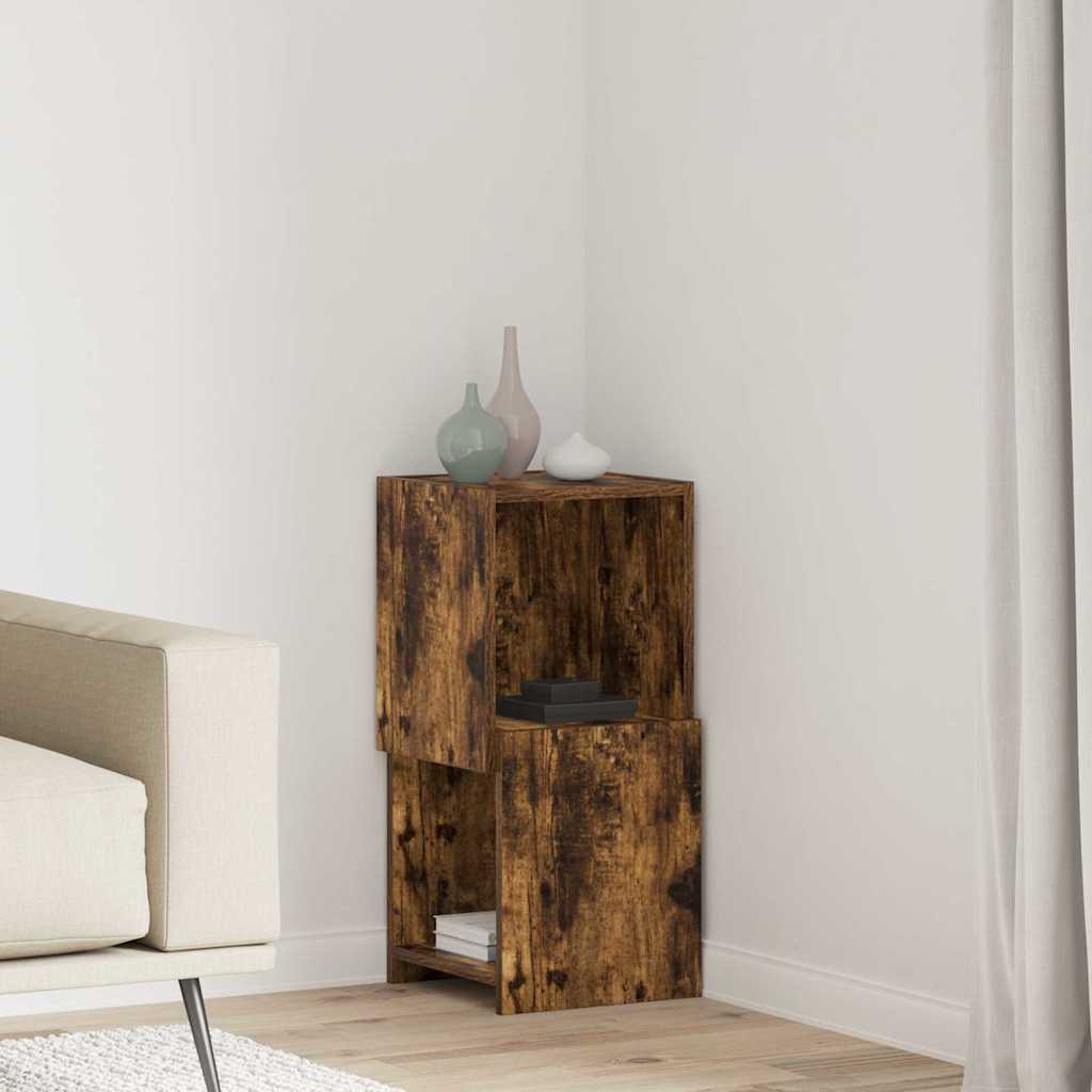 vidaXL Hoekkast 25,5x25x102cm Bewerkt hout