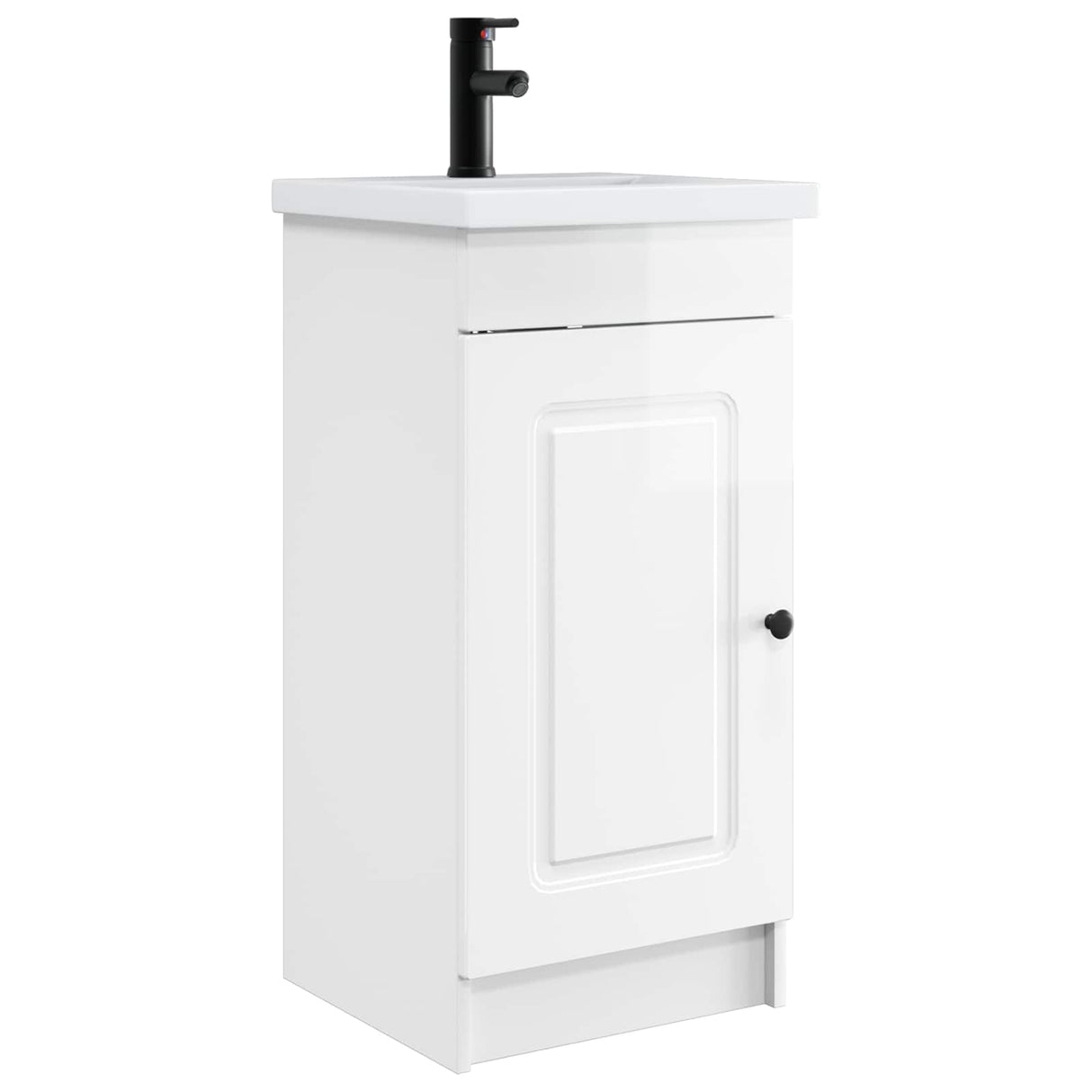 vidaXL Badkamermeubel Set Wit 56 x 37,5 x 81 cm Bewerkt hout