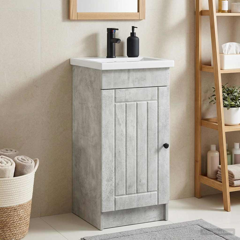 vidaXL Badkamermeubel Set Wit 56 x 37,5 x 81 cm Bewerkt hout