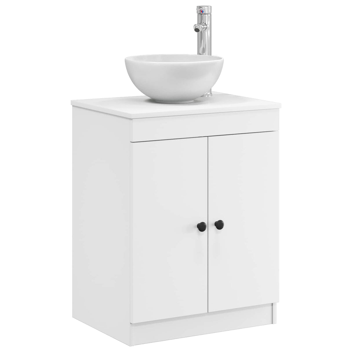 vidaXL Badkamerkast Wit 54 x 41 x 70 cm Bewerkt hout