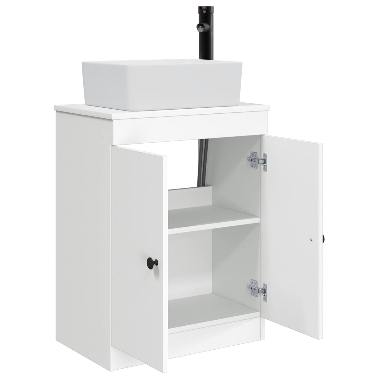 vidaXL Bathroom Vanity with Sink White 54 x 35 x 83 cm Engineered wood