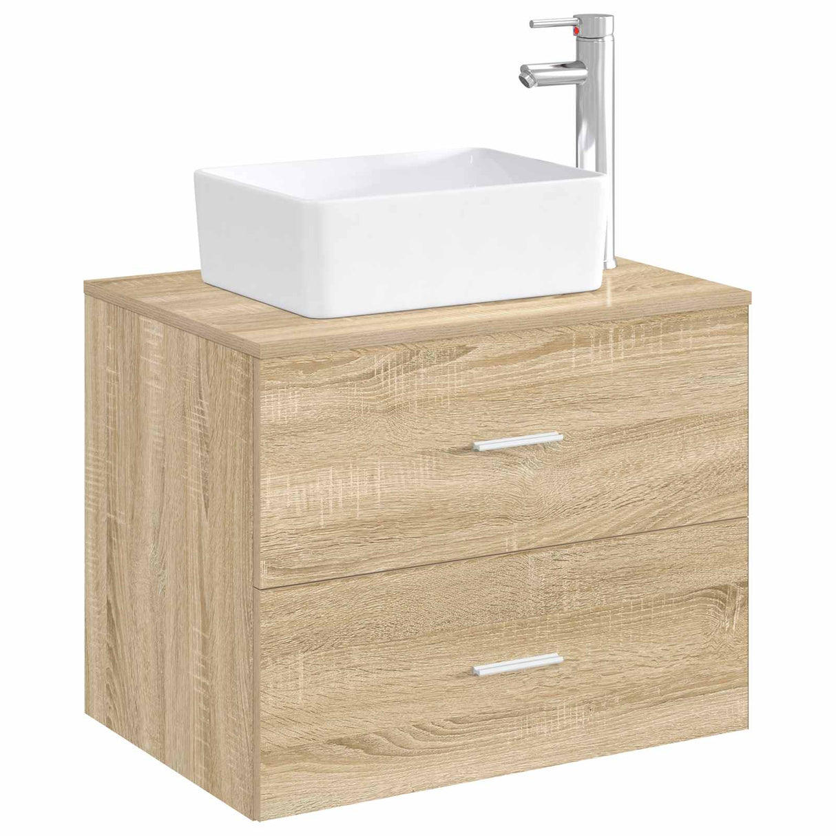 vidaXL Bathroom Sink Chrome 40.5 x 30.5 x 13 cm Metal