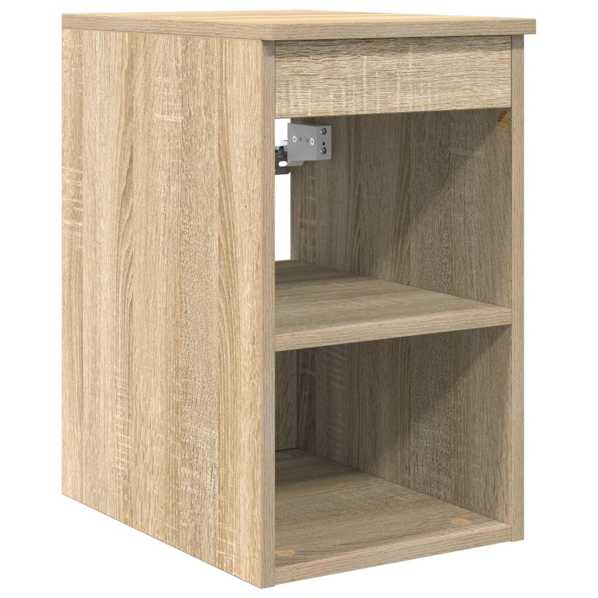 vidaXL Badkamerkast Tussenin Wit 30 x 35 x 50 cm Bewerkt hout