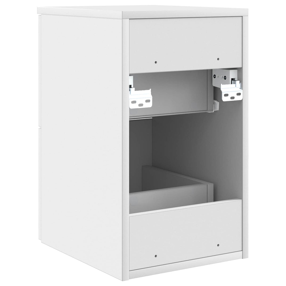 vidaXL Bathroom Cabinet Mid-level White 30 x 35 x 50 cm Engineered Wood