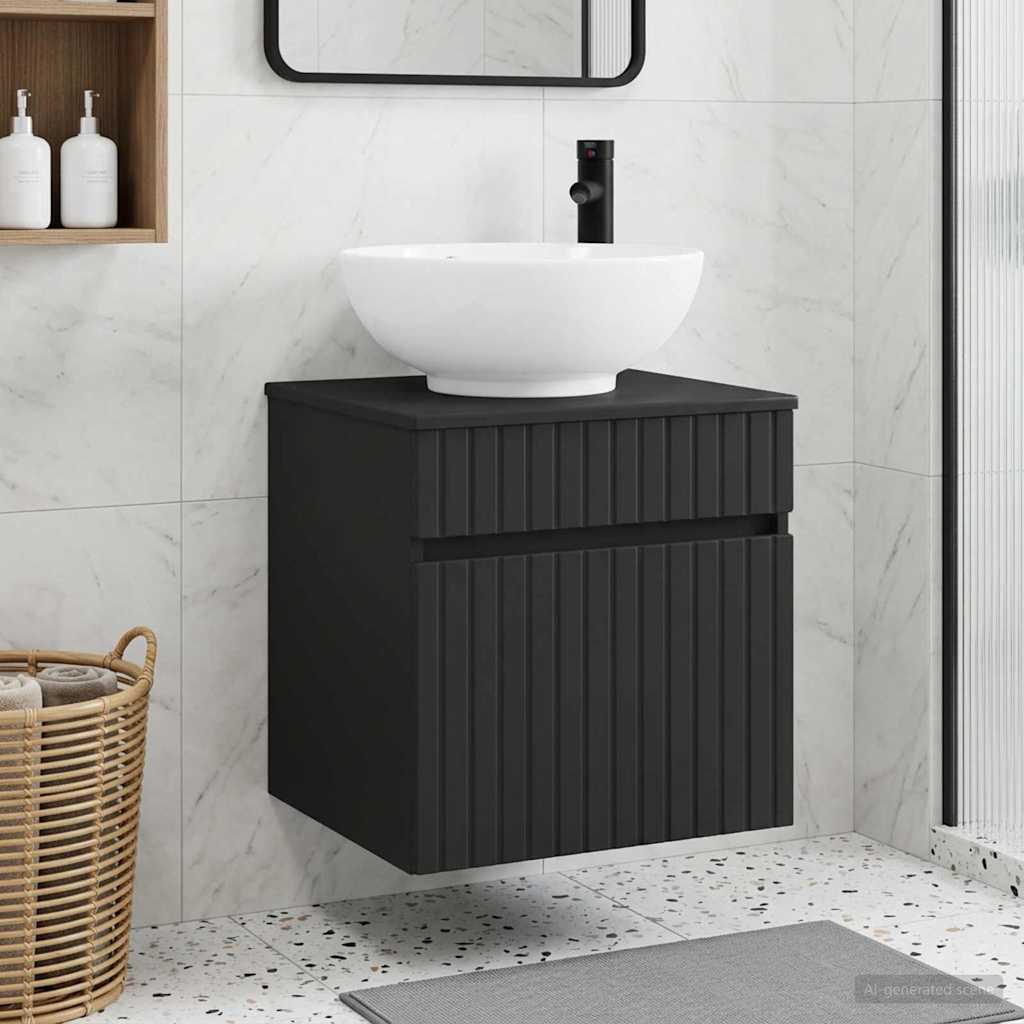 vidaXL Wall-mounted Washbasin Cabinet White 49 x 44.5 x 66.5 cm