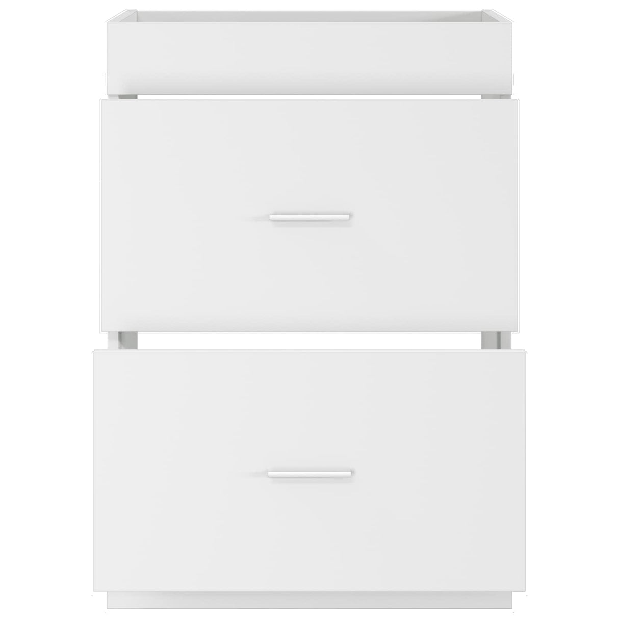 vidaXL Badkamer Onder Het Wastafel Kast Wit 56 x 37,5 x 81 cm
