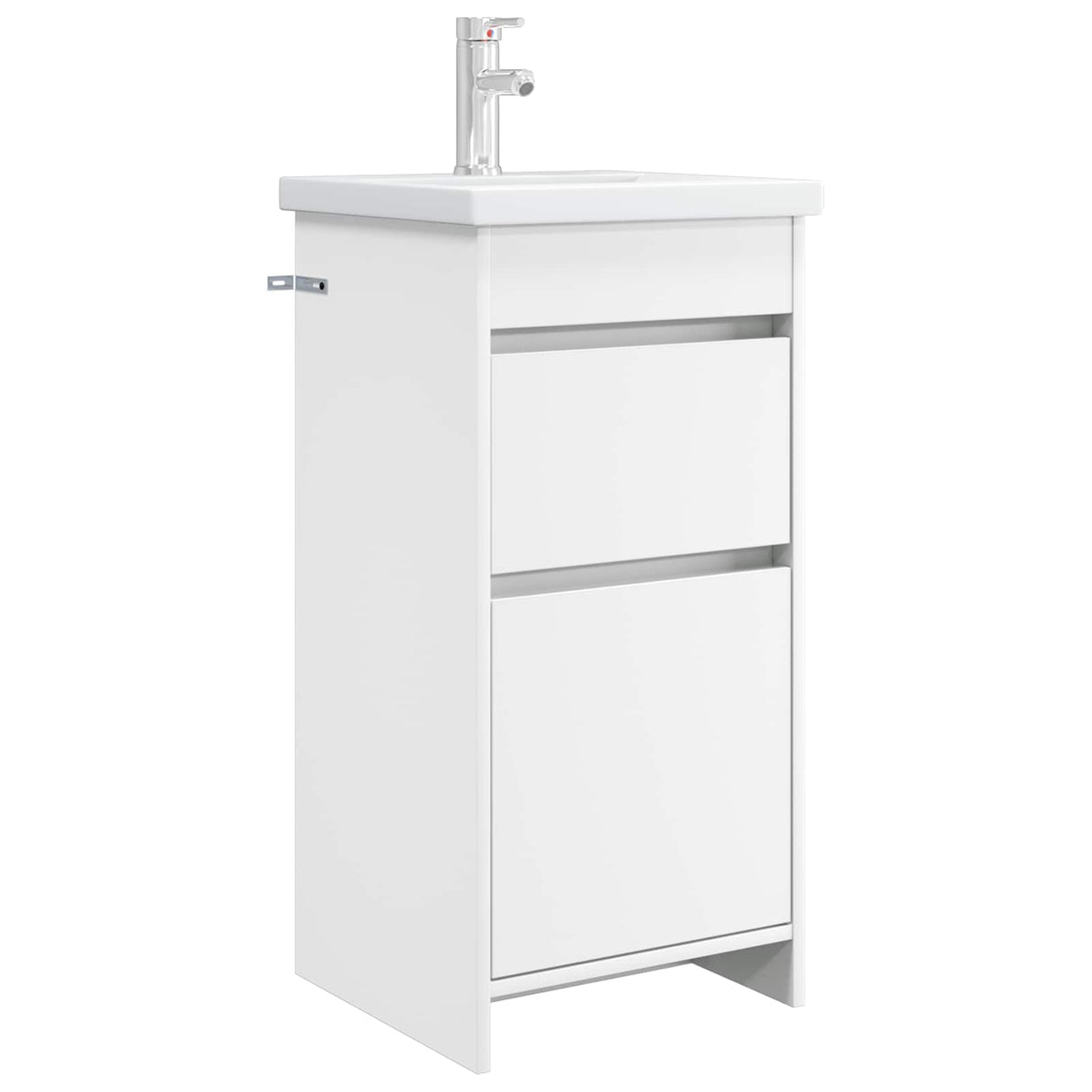 vidaXL Badkamermeubel Set Wit 61 x 40 x 84,5 cm Bewerkt hout