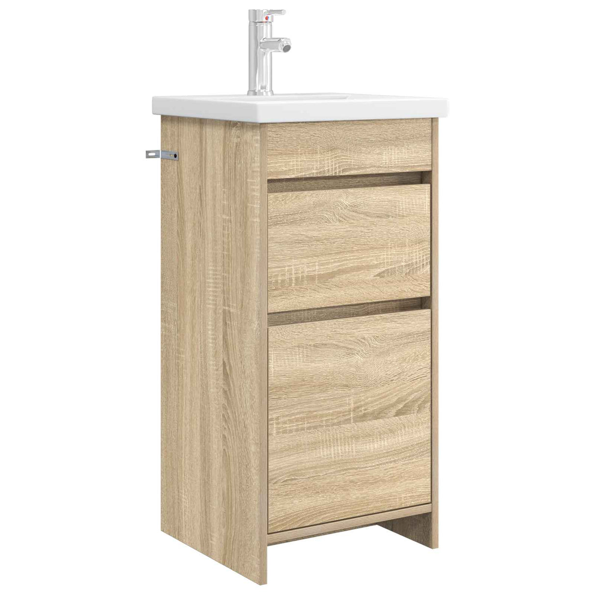 vidaXL Badkamermeubel Set Wit 61 x 40 x 84,5 cm Bewerkt hout