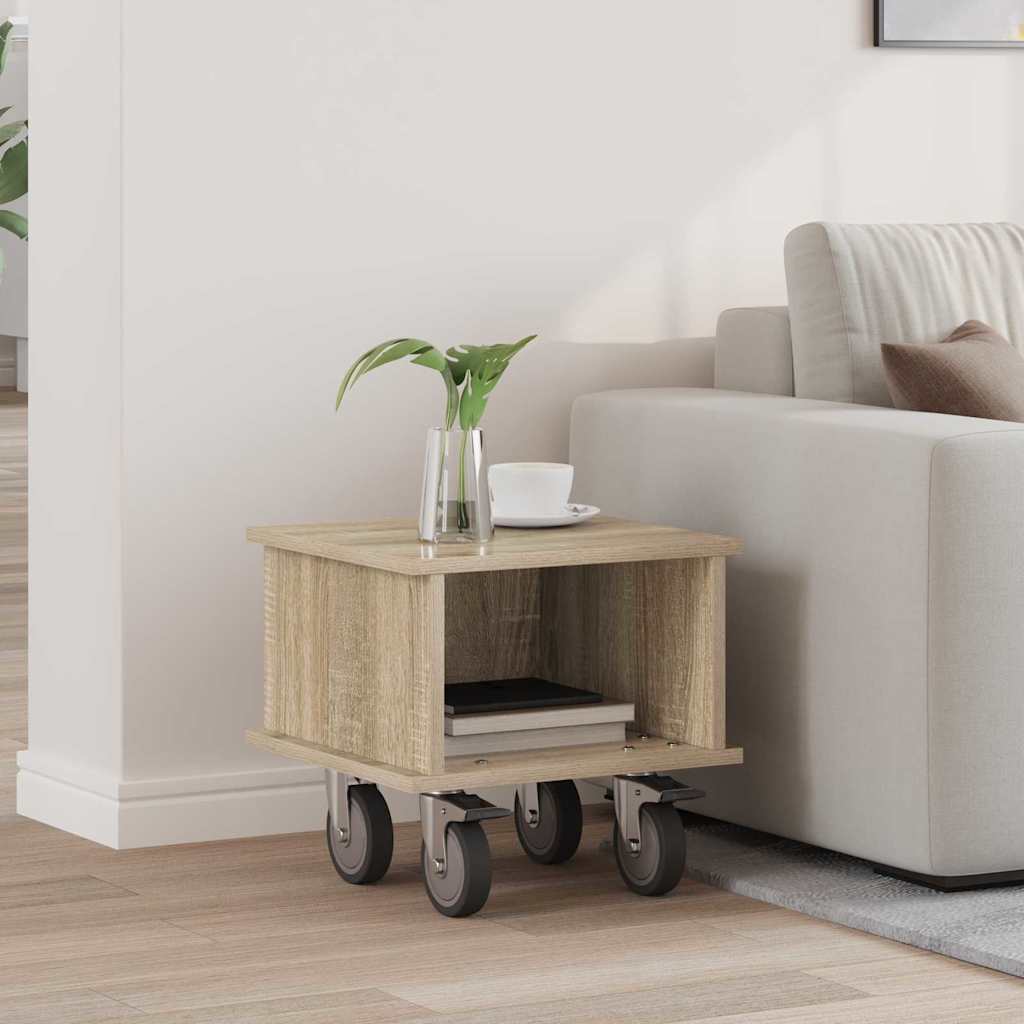 vidaXL TV Stand Wit 100 x 35 x 35 cm Bewerkt hout