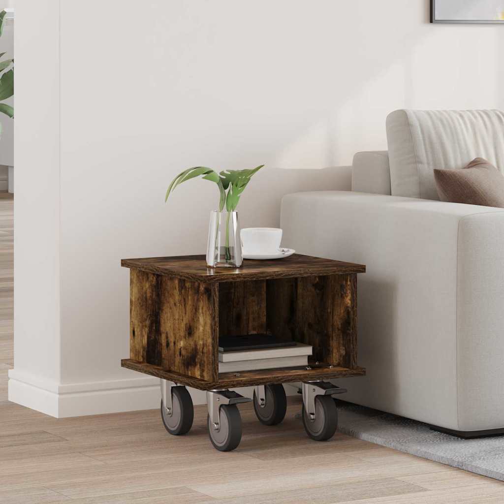 vidaXL TV Stand Wit 100 x 35 x 35 cm Bewerkt hout