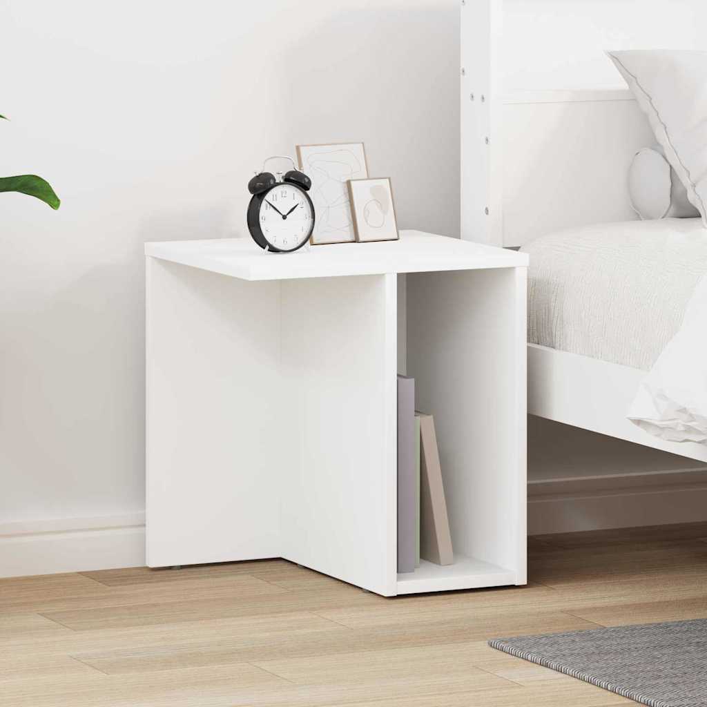 vidaXL Side Table White 37 x 32 x 40 cm Engineered Wood