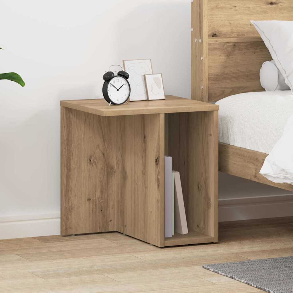 vidaXL Side Table White 37 x 32 x 40 cm Engineered Wood