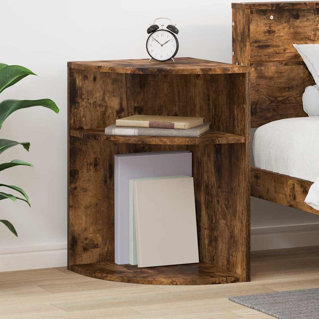 vidaXL Bijzettafel Wit 29,6 x 29,6 x 60 cm Bewerkt hout