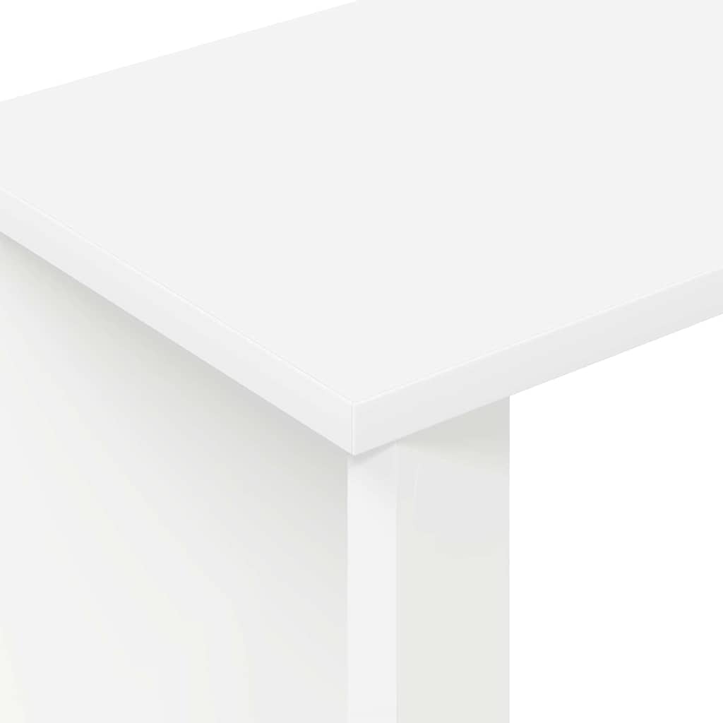 vidaXL Side Table White 35 x 25 x 50 cm Engineered Wood