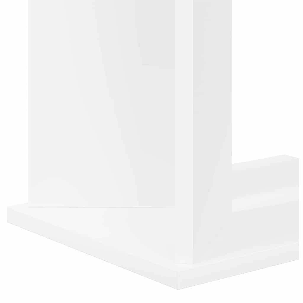 vidaXL Side Table White 35 x 25 x 50 cm Engineered Wood