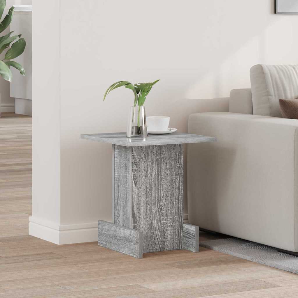 vidaXL Bijzettafel Wit 35,5 x 35 x 40 cm Bewerkt hout