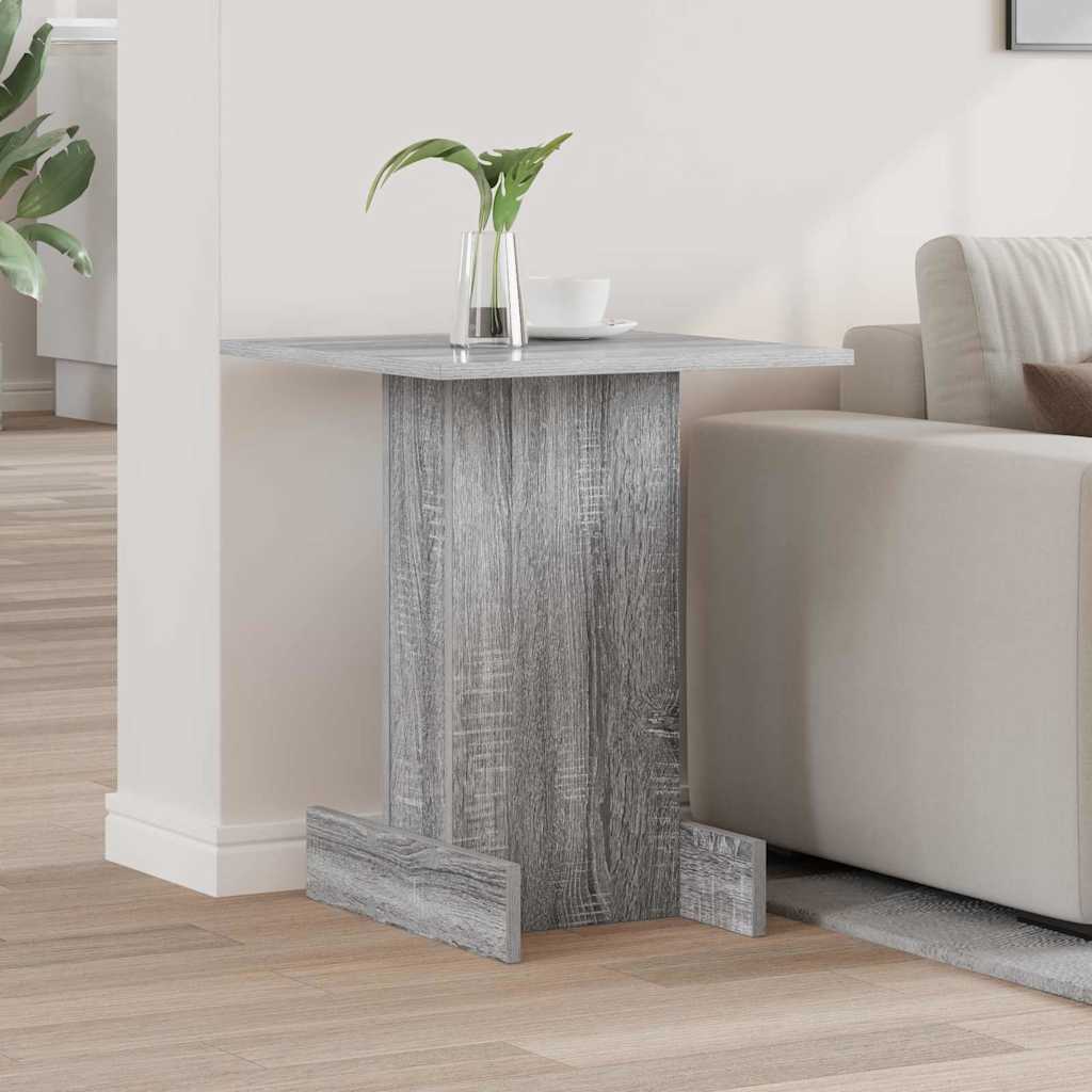 vidaXL Bijzettafel Wit 35,5 x 35 x 40 cm Bewerkt hout