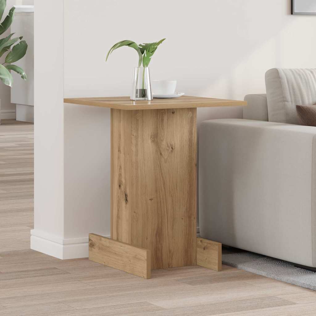 vidaXL Bijzettafel Wit 35,5 x 35 x 40 cm Bewerkt hout