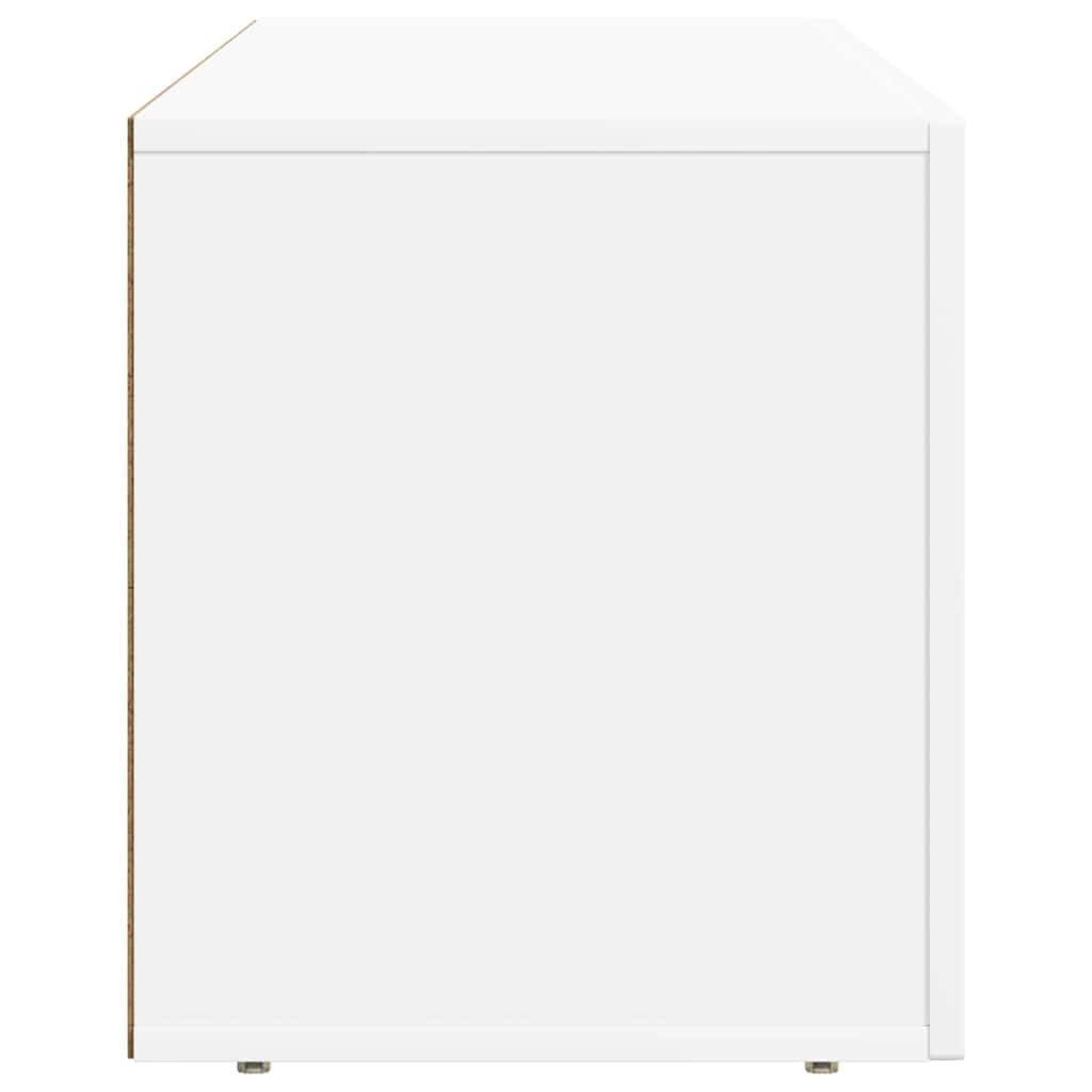 vidaXL TV Kast Wit 100 x 35 x 40 cm Bewerkt hout