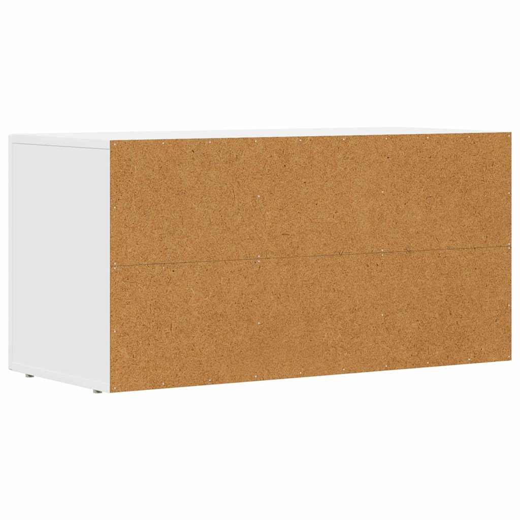 vidaXL TV Kast Wit 80 x 35 x 40 cm Bewerkt hout