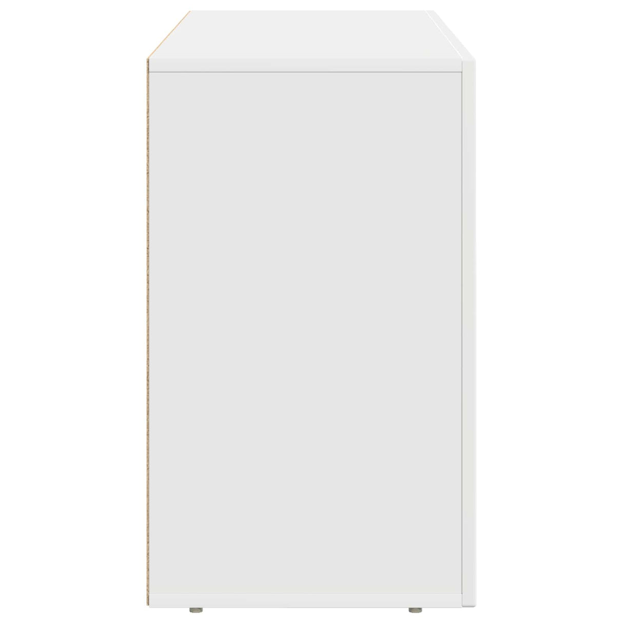 vidaXL Dressoir ELST Wit 100 x 35 x 59 cm Bewerkt hout