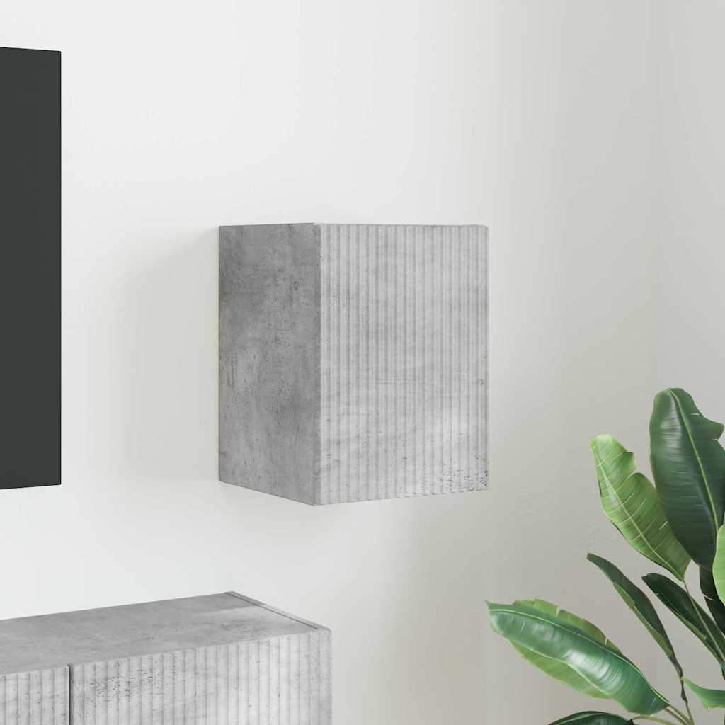 vidaXL TV Wandkast Wandgemonteerd Wit 30 x 31 x 40 cm Bewerkt hout