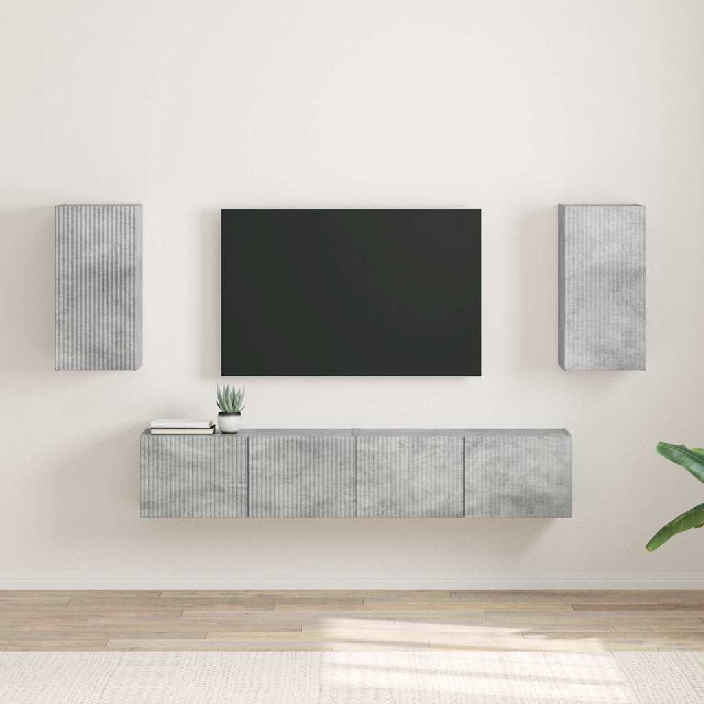 vidaXL TV Wandkast Wandgemonteerd Wit 30 x 31 x 40 cm Bewerkt hout