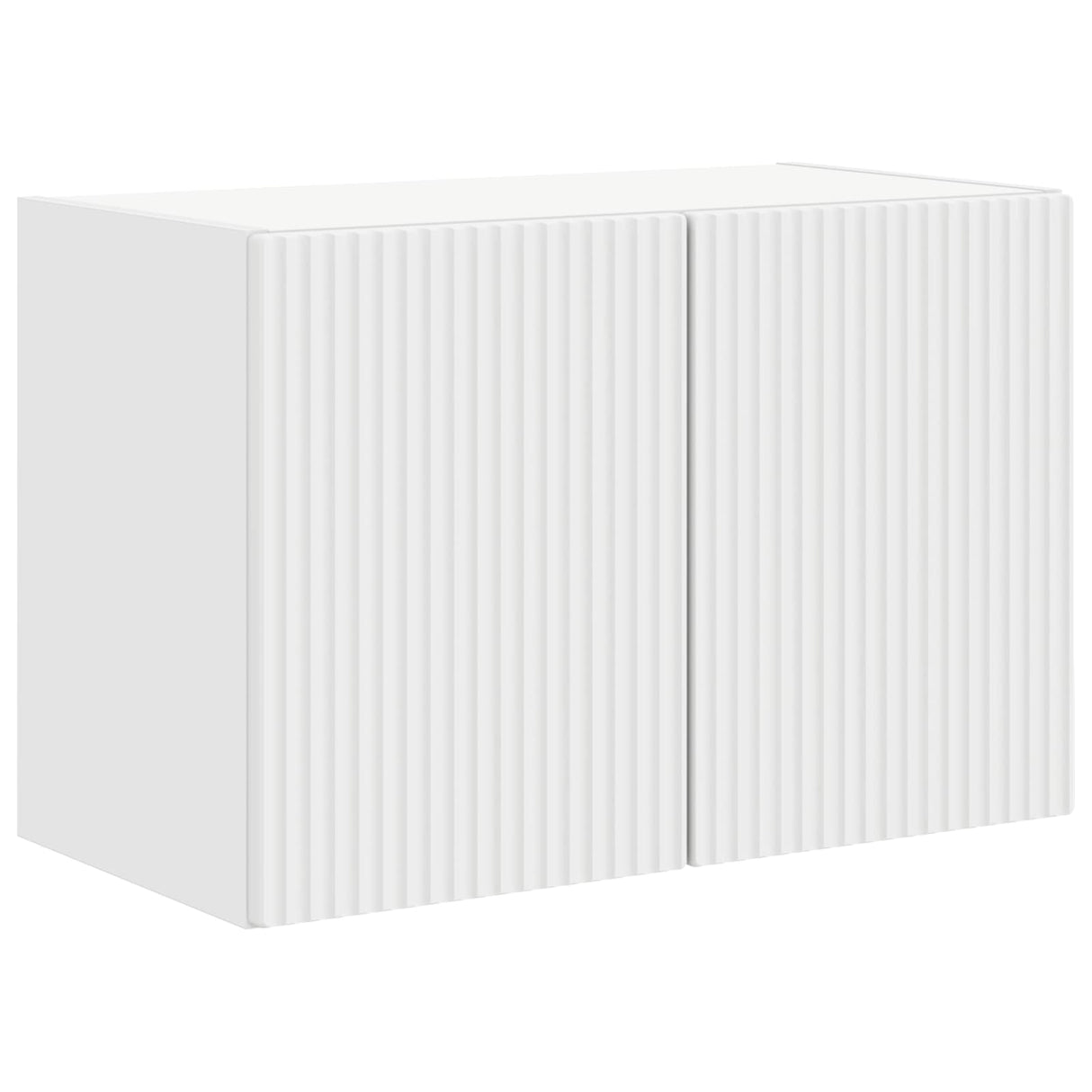 vidaXL TV Wall Cabinet Wall-Mounted White 59.5x31x40 cm Engineered Wood