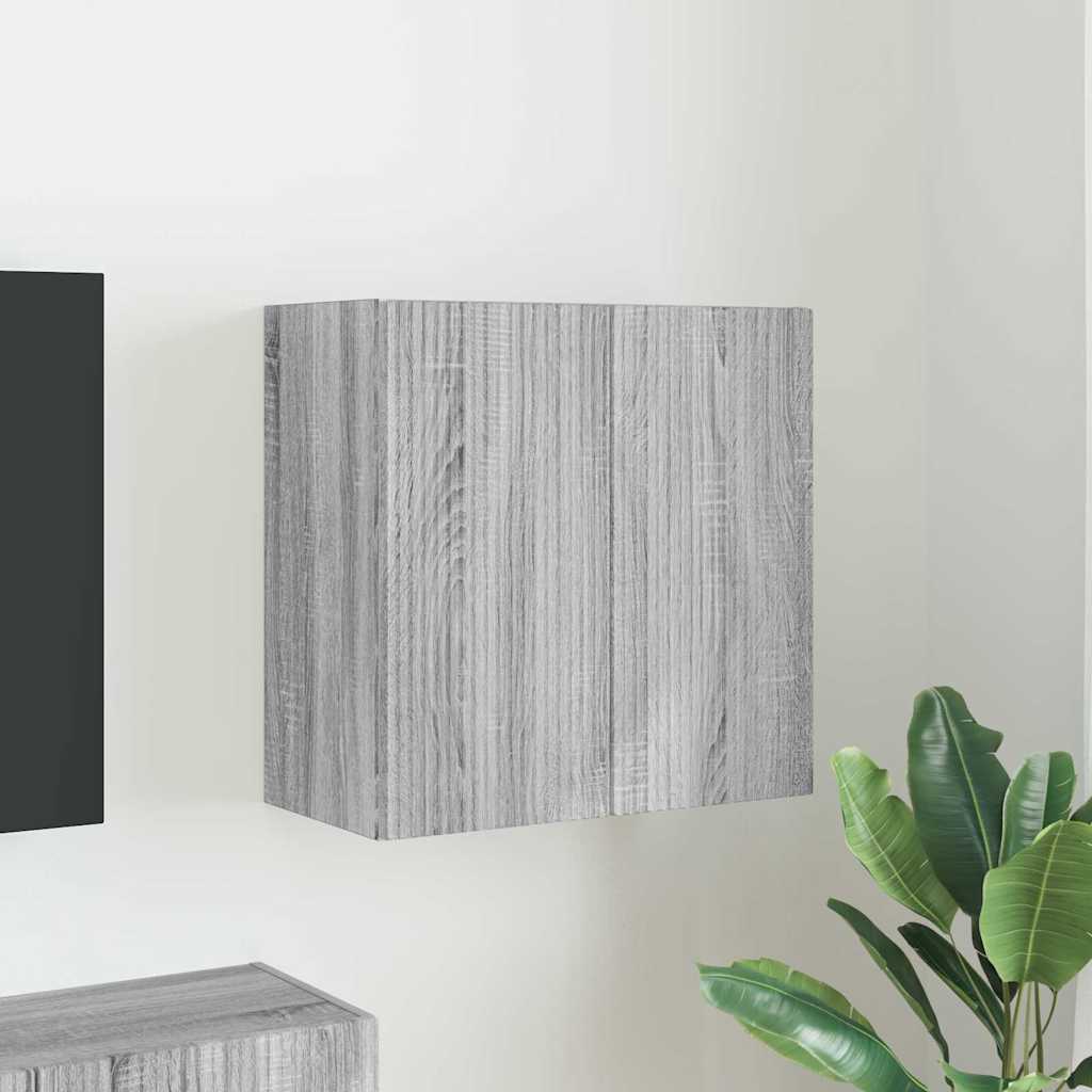 vidaXL TV Wall Cabinet Wall-Mounted White 59.5x31x40 cm Engineered Wood