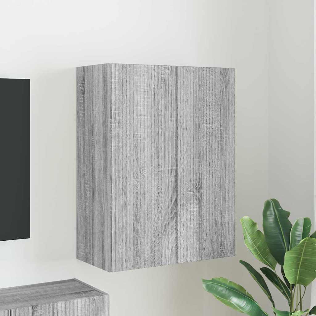 vidaXL TV Wall Cabinet Wall-Mounted White 59.5x31x40 cm Engineered Wood