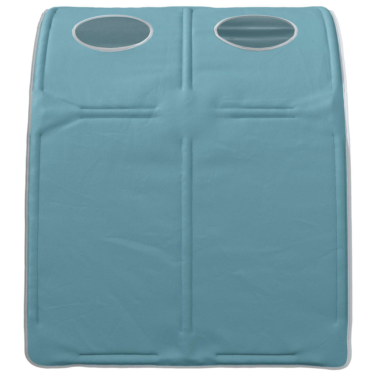 vidaXL Bed tunnel 2 pcs Light blue 211 x 67.5 x 2 cm Polyester