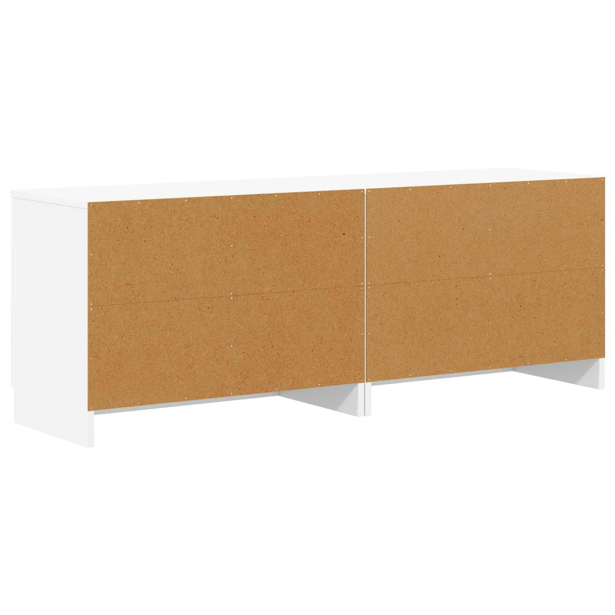 vidaXL Storage cabinet for loft bed 2 pcs White 66x35x48 cm Engineered wood