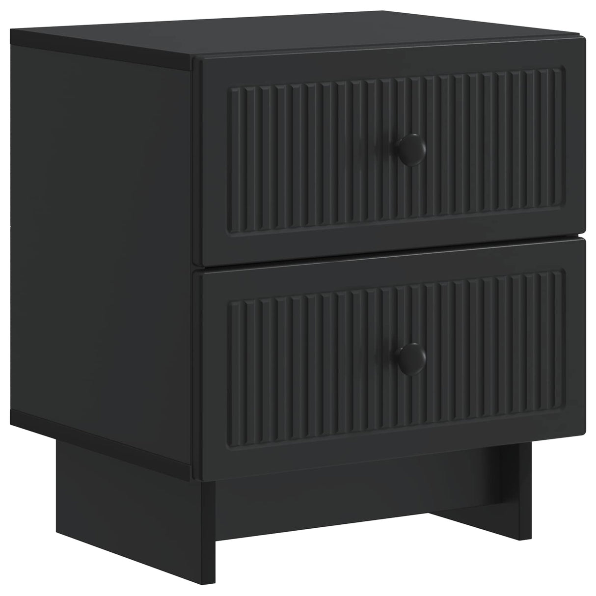 vidaXL Nightstand with Drawer White 43 x 34.5 x 47.5 cm Engineered Wood