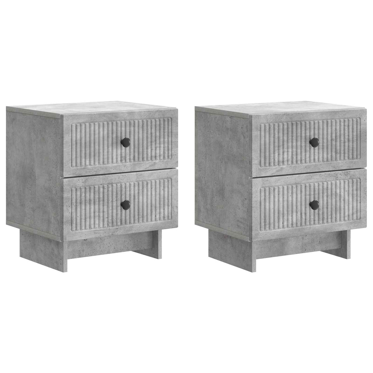 vidaXL Nightstand with Drawer White 43 x 34.5 x 47.5 cm Engineered Wood