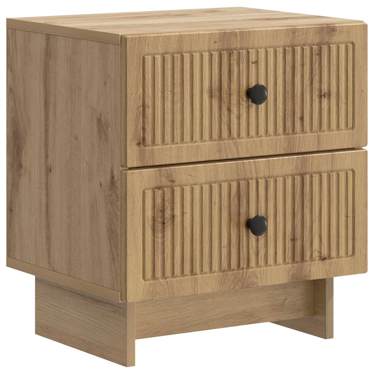 vidaXL Nightstand with Drawer White 43 x 34.5 x 47.5 cm Engineered Wood