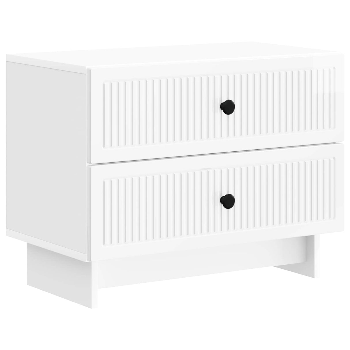 vidaXL Nachtkastje met lade Wit 62 x 34,5 x 47,5 cm Bewerkt hout