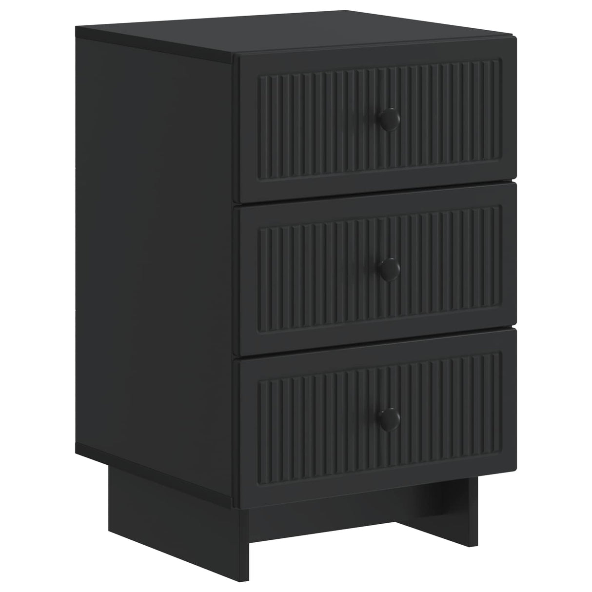 vidaXL Nightstand with Drawer White 43 x 41 x 66.5 cm Engineered Wood