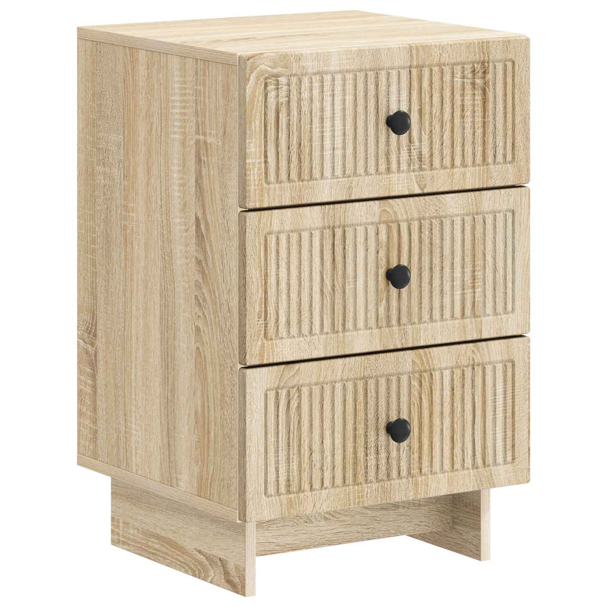 vidaXL Nightstand with Drawer White 43 x 41 x 66.5 cm Engineered Wood