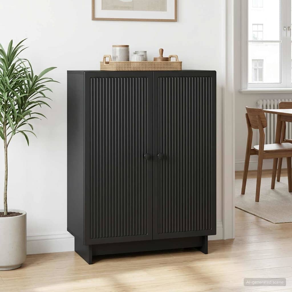 vidaXL Dressoir Wit 66 x 34,5 x 90 cm Bewerkt hout