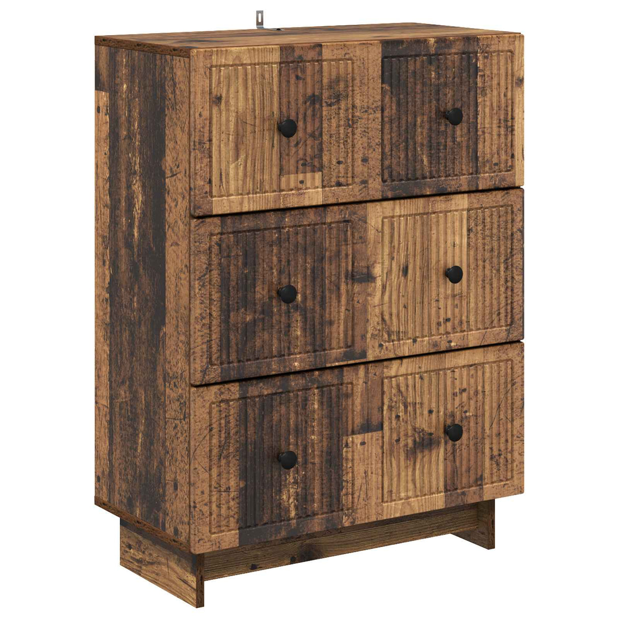 vidaXL Ladekast Wit 66 x 34,5 x 90 cm Bewerkt hout