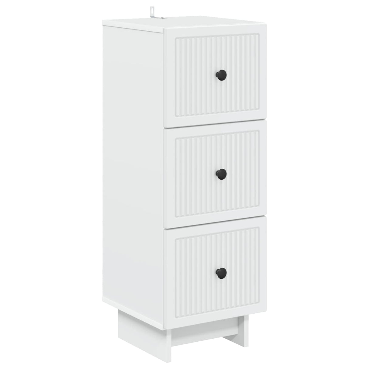 vidaXL Ladekast Wit 33 x 34,5 x 90 cm Bewerkt hout