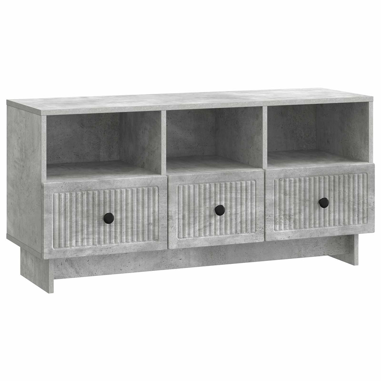 vidaXL TV Kast met lade Zwart 102 x 34,5 x 50 cm Bewerkt hout