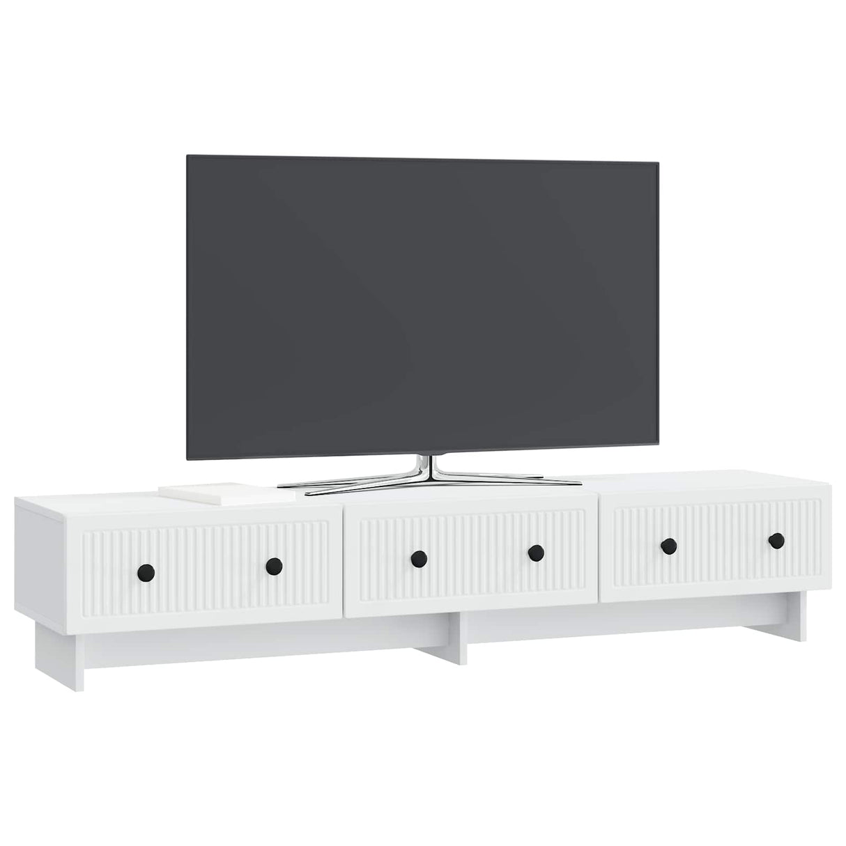 vidaXL TV Kast met lade Wit 147 x 34,5 x 30 cm Bewerkt hout