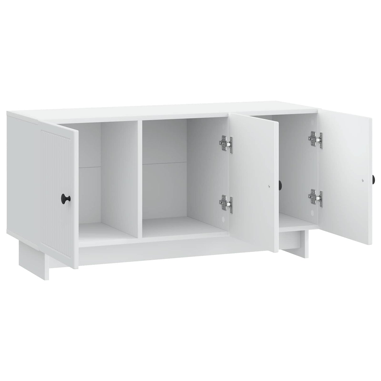 vidaXL TV Kast Wit 99 x 34,5 x 50 cm Bewerkt hout