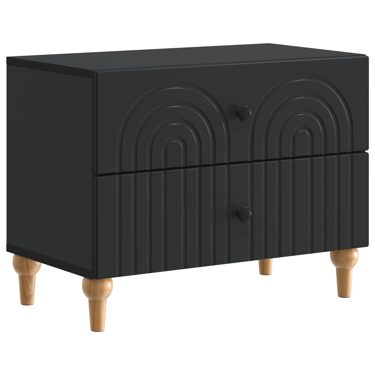 vidaXL Nachtkastje met lade Wit 62 x 34,5 x 48 cm Bewerkt hout