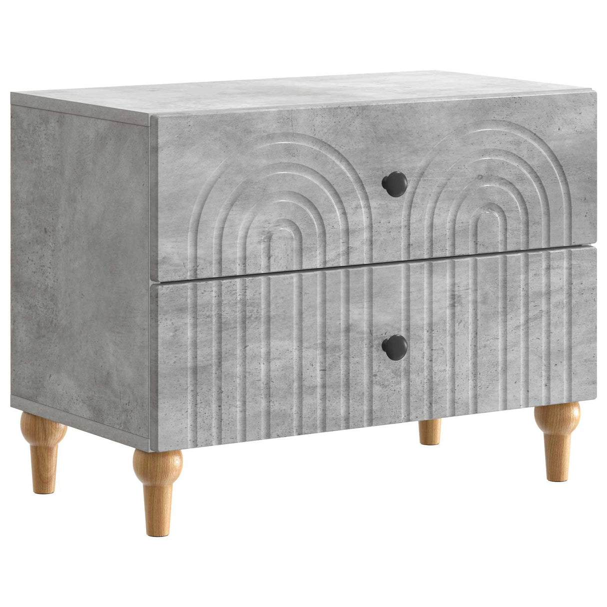 vidaXL Nachtkastje met lade Wit 62 x 34,5 x 48 cm Bewerkt hout