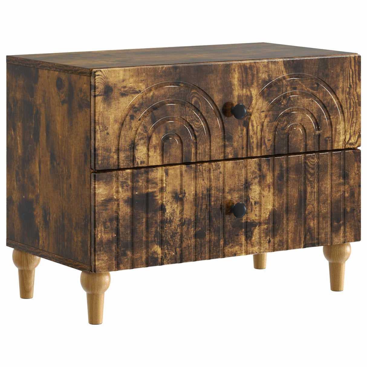 vidaXL Nachtkastje met lade Wit 62 x 34,5 x 48 cm Bewerkt hout