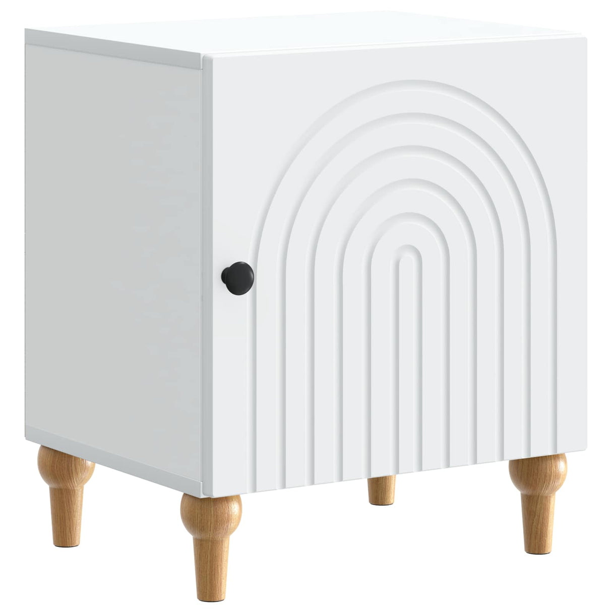 vidaXL Nightstand White 43 x 34.5 x 50 cm Engineered Wood