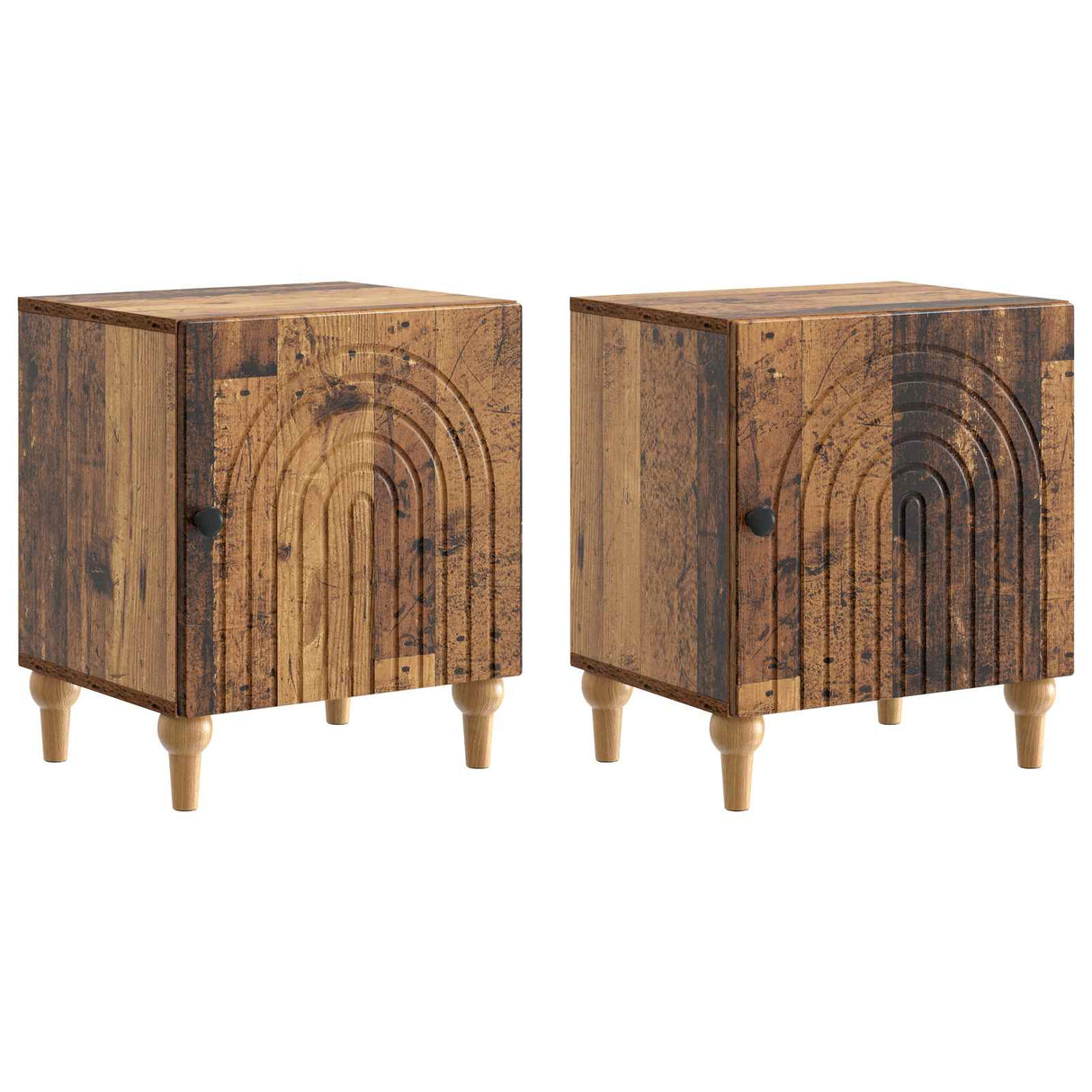 vidaXL Nightstand White 43 x 34.5 x 50 cm Engineered Wood